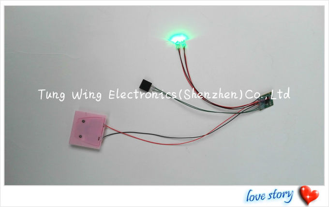 2 1 do diodo emissor de luz do botão módulo de piscamento do diodo emissor de luz colorido e com luzes bonitas 4