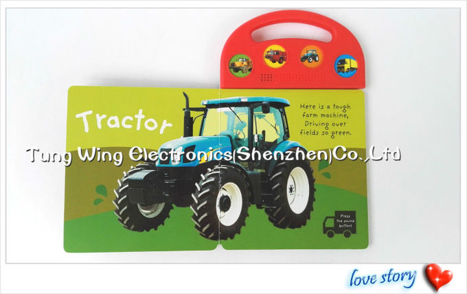 Toy Trucks Button Sound Book, livros sadios interativos para as crianças 1