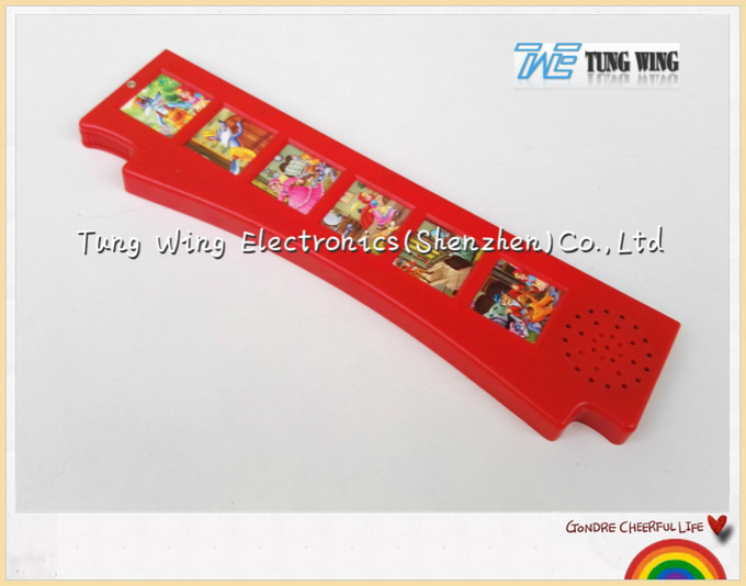Módulo sadio vermelho de 6 botões para livros sadios das crianças como os brinquedos educacionais internos 0
