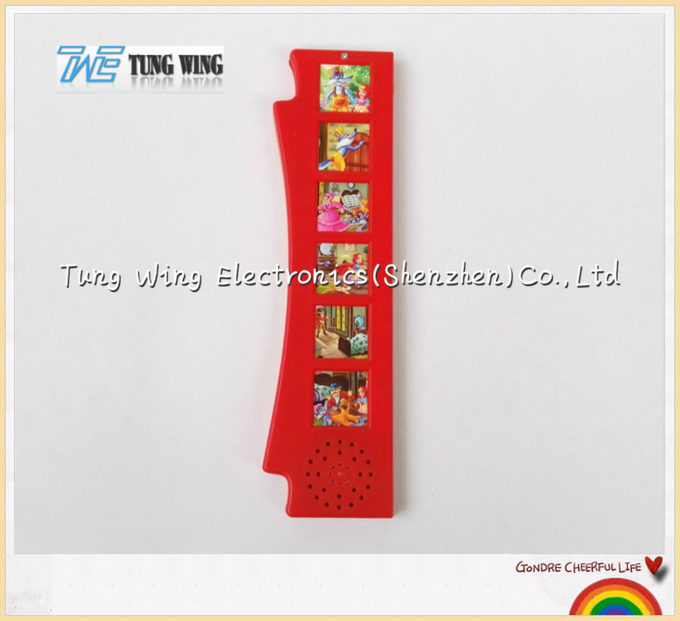 Módulo sadio vermelho de 6 botões para livros sadios das crianças como os brinquedos educacionais internos 2