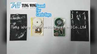 Módulo de som com sensor de luz para cartões